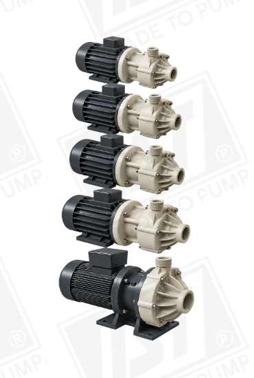 Elektrische Kreiselpumpen der IST H-Serie aus Polypropylen (PP) f&uuml;r die F&ouml;rderung von S&auml;uren, Laugen und chemisch anspruchsvollen Fl&uuml;ssigkeiten.
