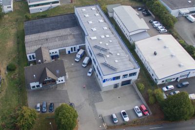Luftbild &ndash; Unternehmensgeb&auml;ude IST Pumpen und Dosiertechnik GmbH