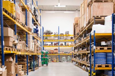 Einblick in das Lager